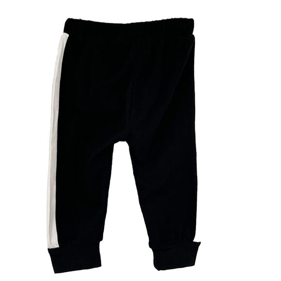 Pants Shein Infant Knit Jogger Pants in Black/White Size 74  6 to 9 months - Picture 1 of 8